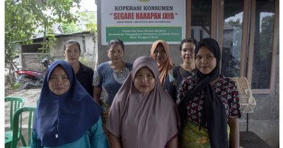 Semangat para pengurus Koperasi Konsumen Segare Harapan Jaya” Lombok Timur.
