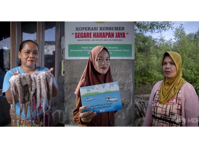 Potret ibu-ibu pengurus Koperasi Konsumen Segare Harapan Jaya” Lombok Timur.