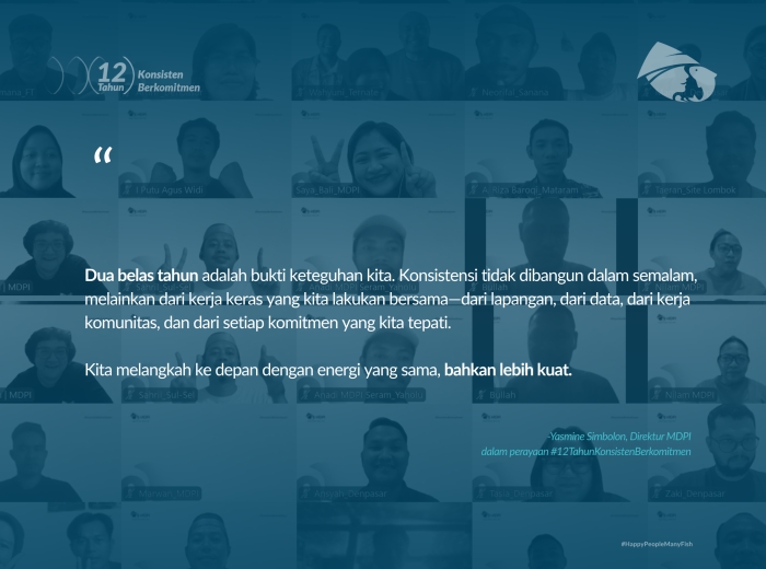Kutipan dari Direktur MDPI, Yasmine Simbolon dalam puncak perayaan ulang tahun MDPI yang ke-12 secara virtual