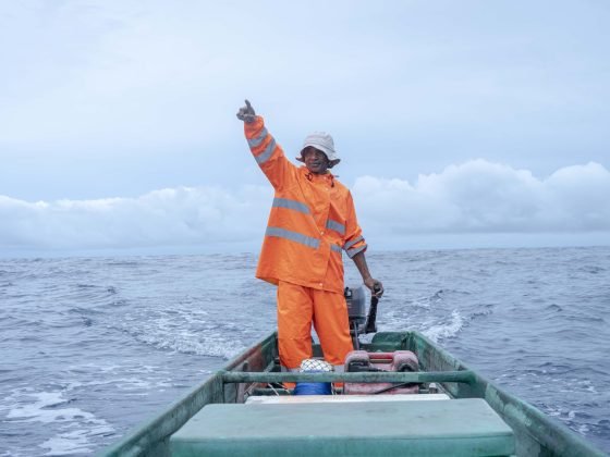 A Fair Trade USA-certified fisher from Maluku, Indonesia.